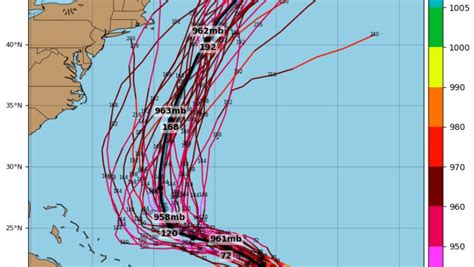 Hurricane Lee Spaghetti Chart