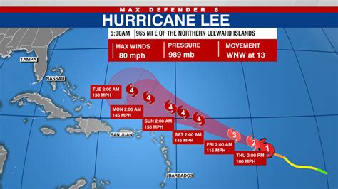 Hurricane Lee to rapidly intensify, expected to become major hurricane by Friday