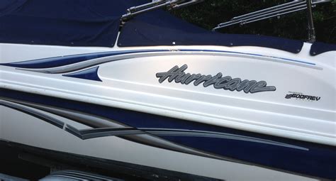 Hurricane boat decals. 18'-26' of versatility for any boating passion; craft the experience you want with spacious layouts, walk-through windshields, complete comfort, agile performance and optimal passenger capacity. 
