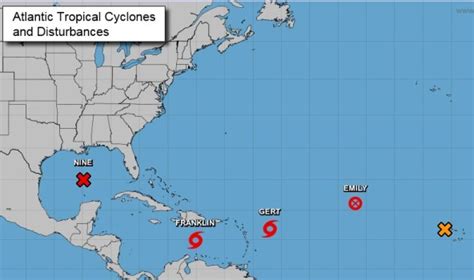 Hurricane season ‘heating up’ with Tropical Storm Franklin, Tropical Cyclone Nine: Will Massachusetts be impacted?