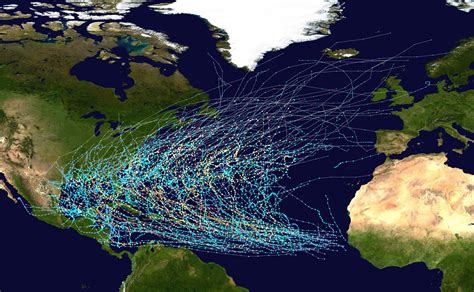 Hurricane tracks. A super-charged hurricane season could spawn a near-record number of storms in the Atlantic this year, and forecasters may even run out of names for storms amid a frenzy of tropical systems. 