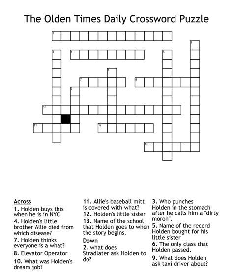Formerly, in olden days. Crossword Clue Here is the solution for the Formerly, in olden days clue featured on January 1, 2013. We have found 40 possible answers for this clue in our database. ... SESSA Hurry!, in olden days (5) 6% USENT Didn't, in olden days (5) 6% YCLEPED Named, in olden days (7) 6% ROIST Carouse, …. 