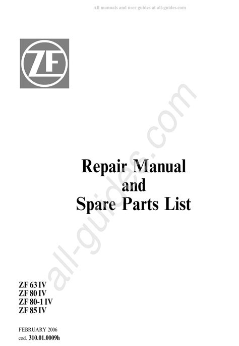 Hurth zf 63 iv service manual. - Operating manual for 2015 international pro star.