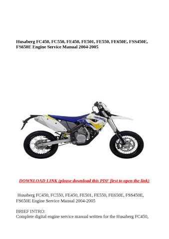 Husaberg fe450 fe501 fe550 fe650e 2004 2005 werkstatthandbuch. - Medium a step by step guide to communicating with the spirit world.