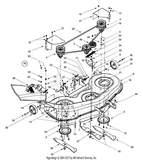 Deck Assembly 46 Inch diagram and repair parts lookup for Yard Machines 13RN771H729 - Yard Machines Lawn Tractor (2007) (Home Depot) ... BELT:DECK 46 - RED METALLIC (0650) $ 54.99 $ In Stock, only 4 left! Add to Cart 0. ... Deck Bracket Assembly, LH - MTD/TROY-BILT RED (0638) $ 36.99 $ In Stock, Qty 5. Add to Cart 0.