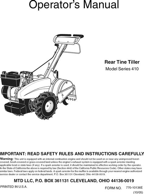 Huskee rear tine tiller repair manual. - Lg bp520 service manual repair guide.