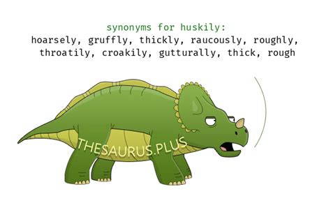 Huskily - definition of huskily by The Free Dictionary