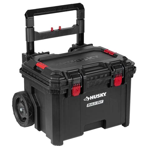 Husky BuildOut 22 in. Modular Tool Storage Rolling Tool Box The Home