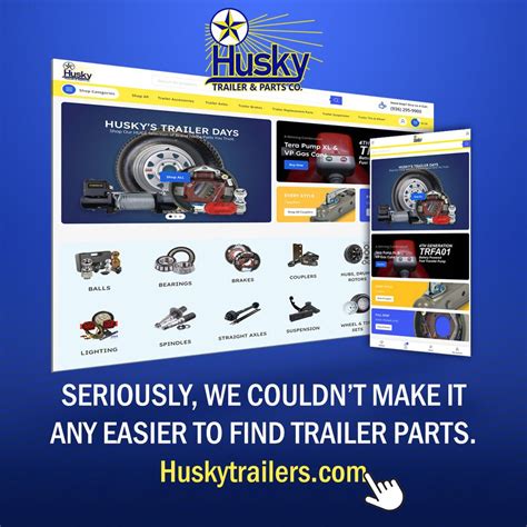 Husky trailer parts huntsville texas. Huntsville Store. 914 State Hwy 19, Huntsville, TX 77320. North Houston Store. ... Husky Trailer Parts Co. is a family-owned Texas business serving our community ... 