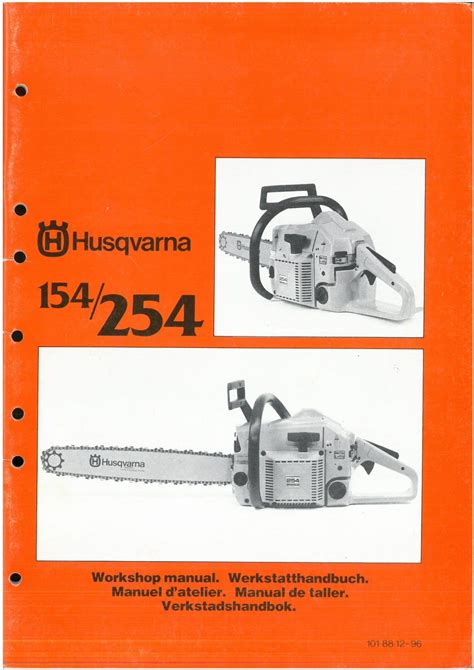 Husqvarna 154 254 chainsaw service repair manual. - La guida verde di bruno g krioussis.