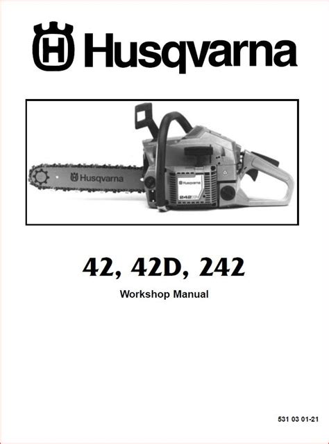 Husqvarna 42 42d 242 manuale di riparazione per motoseghe. - Radiometer blood gas analyzer operators manual.