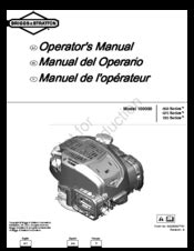 Husqvarna briggs and stratton 650 series manual. - Manual de reparación del motor hino.