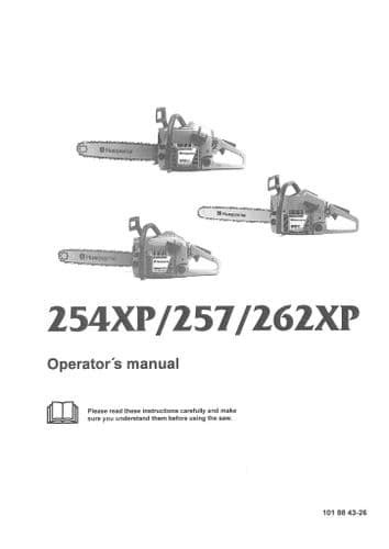 Husqvarna chain saw 254xp 257 262xp operators manual. - Manual blackberry pearl 9105 mobile phone.