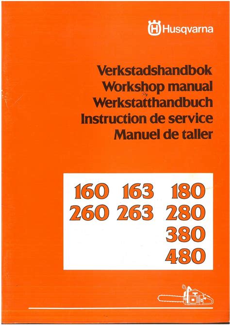 Husqvarna chainsaw 263 280 380 480 workshop manual. - Comentarios a la nueva ley de timbres.