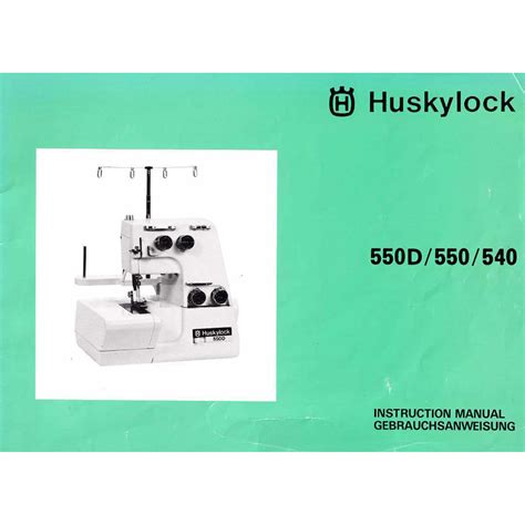 Husqvarna huskylock 540 overlocker serger manual. - Patriota de guayaquil y otros impresos.