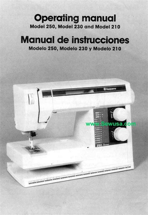Husqvarna sewing machine manual 230 electronic. - John deere 400 terne manuali di servizio.
