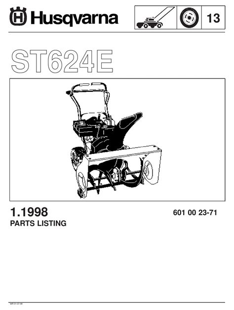 Husqvarna st224 manual. Manuals and User Guides for Husqvarna ST 224. We have 8 Husqvarna ST 224 manuals available for free PDF download: Operator's Manual, Instruction Manual, Repair Parts Manual Husqvarna ST 224 Operator's Manual (164 pages) Brand: Husqvarna | Category: Snow Blower | Size: 7.31 MB Table of Contents English 2 Table of Contents 2 Introduction 3 Safety 6 