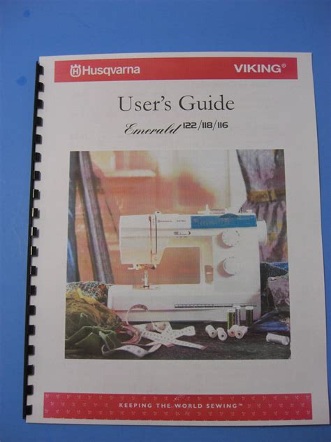 Husqvarna viking emerald 116 instruction manual. - Trane air conditioning control panel manual.