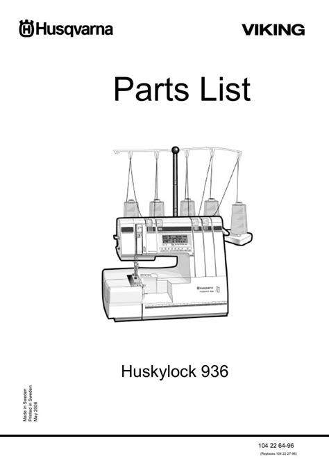Husqvarna viking huskylock 936 user guide. - Computer applications final exam study guide.