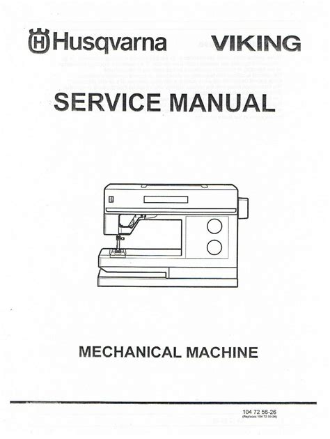 Husqvarna viking sewing machine service manuals. - Informe pi i sunyer sobre comunidades autónomas 1990..