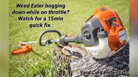 A bogging down Husqvarna chainsaw can be caused by either runnin
