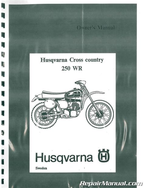 Husqvarna wr 250 1998 repair manual. - Die familien in den wohnhäusern zu welver-borgeln im kreis soest bis 1946.