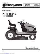 Husqvarna yth18542 manual. Husqvarna YTH18542-96045005900 front-engine lawn tractor parts - manufacturer-approved parts for a proper fit every time! We also have installation guides, diagrams and manuals to help you along the way! 
