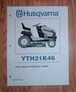 Husqvarna yth21k46 parts manual. You're at Husqvarna US Forest & Garden. With over 330 years of innovation and passion, Husqvarna provides professionals and consumers with forest, park, lawn and garden products. We let high performance meet usability and safety, making you ready to get the job done efficiently. 