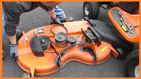 Let us begin with the primary mower belt. This mower belt extends from the engine to the deck, connecting the two. They are also known as deck belts. They are composed of two belts in total, suited for 46-inch and 50-inch decks. Primary mower belts are attached around the pulleys on the deck of your mower, right above the blades.