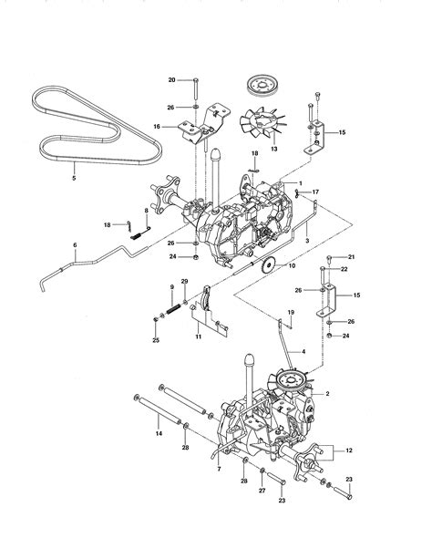 Husqvarna st 521 e (1998-02) parts diagram 