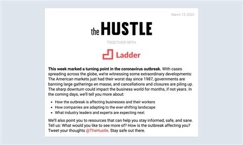 Hustle Humbly Email Templates