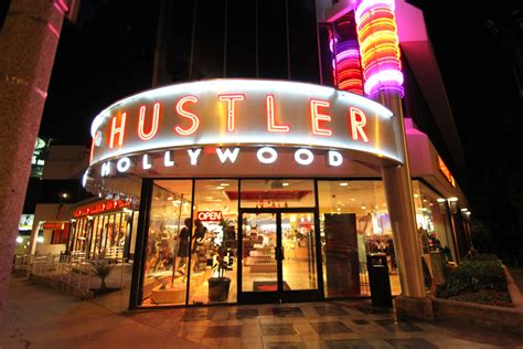 Hustler of hollywood. The first Hustler Hollywood store opened on the world-famous Sunset Strip in 1998 with a mission to adapt the Hustler reputation into an accessible lifestyle brand. From its inception, its goal has been to offer a sophisticated retail experience for the sexually curious to explore new forms of eroticism. With our wide selection of high quality ... 