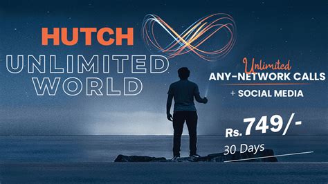 Hutch Unlimited Any Net Calls and Social Media Package