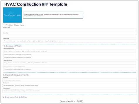 Hvac Rfp Template