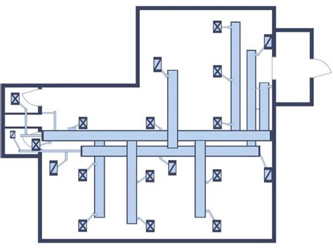 Hvac layout plan.  Courtesy: Fitzemeyer & Tocci Associates Inc.  Und...