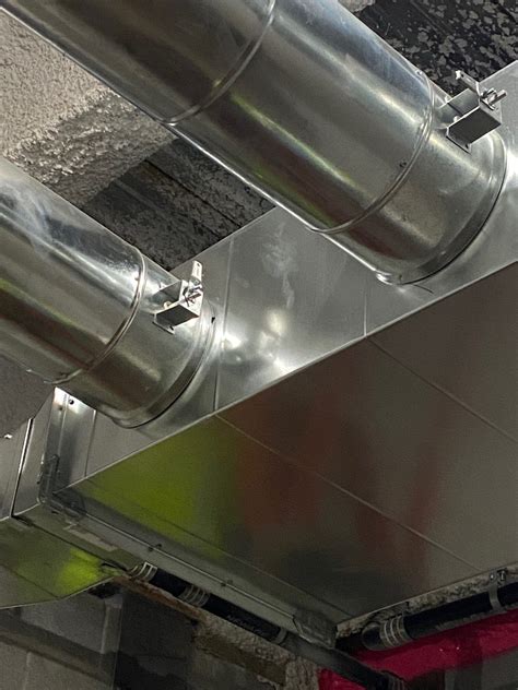 Hvac trunk duct.  Master Flow's sturdy Rectangular Duct is used as the main t...