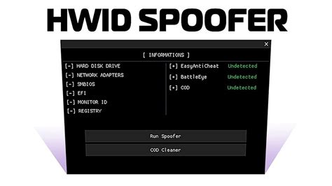 Hwid Spoofer vibheksonidma-spoofer first