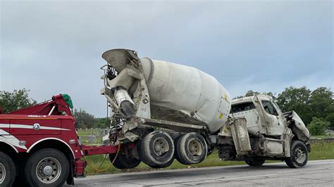 Hwy 29 reopens after cement truck rollover