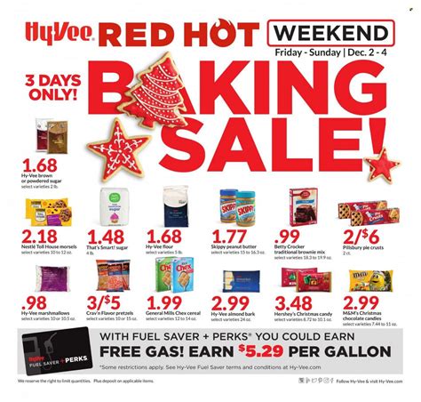 Hy vee baking sale. Address. 1422 Flammang Drive. Waterloo, IA 50702. Google Maps. Store Phone Number. 319-234-7523. Department Phone Numbers. Get emails from our store. Get the latest Hy-Vee Deals. 