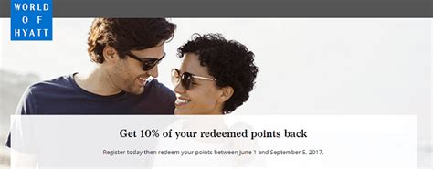 Hyatt Credit Card 10% Bonus Redemption Promotion