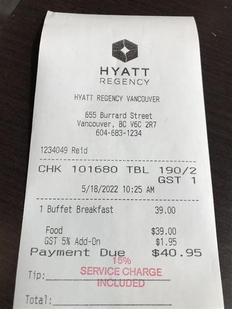 Hyatt place receipt. LAUNDRY DIAL: 50 OR TEXT: 703 991 2117. Same day laundry and dry-cleaning service is offered Monday, Wednesday, and Friday. When items are received before 9:00 AM, you can expect laundry delivery by 6:30 PM. A laundry valet bag and a complete price list of services is available in your guest room closet. 