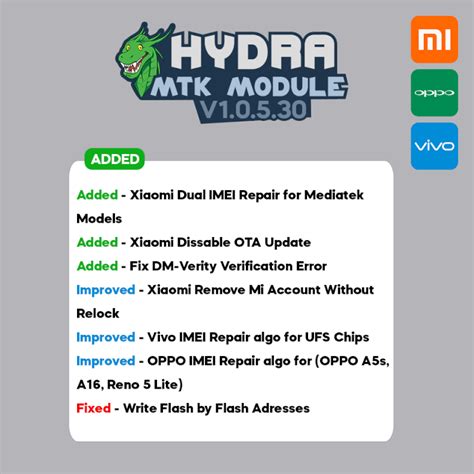 Hydra mtk module