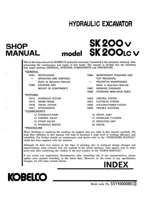 Hydraulic excavator kobelco sk200 210 workshop repair manual download. - Mercury kiekhaefer outboard motor service repair manual.