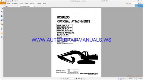 Hydraulic excavator kobelco sk200 210 workshop repair manual. - Power to arrest final examination answers.