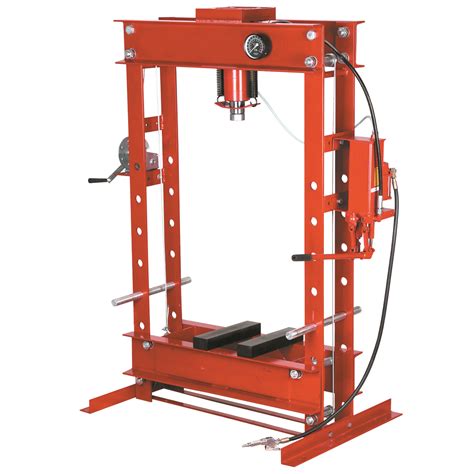 Hydraulic press harbor freight. CENTRAL HYDRAULICS. 50 ton Dual Speed Hydraulic Shop Press. $1,49999. Online Exclusive. Add to List. Harbor Freight buys their top quality tools from the same factories that supply our competitors. We cut out the middleman and pass the savings to you! 