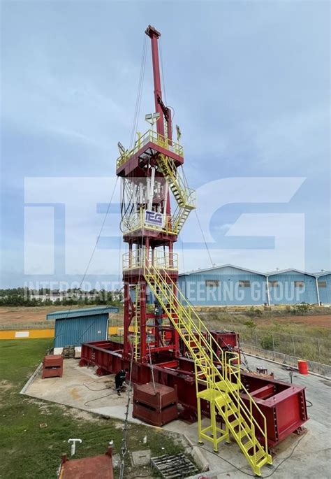 Hydraulic workover rig.  Hydraulic workover units use powerful hydraulic...