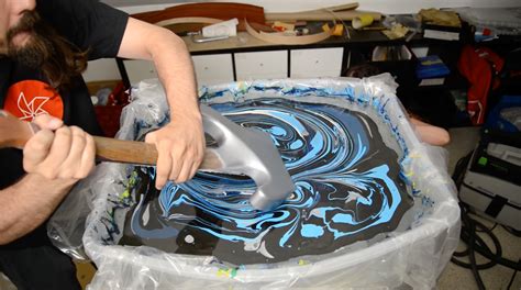 Learn how to hydro dip with acrylic paint or spray p