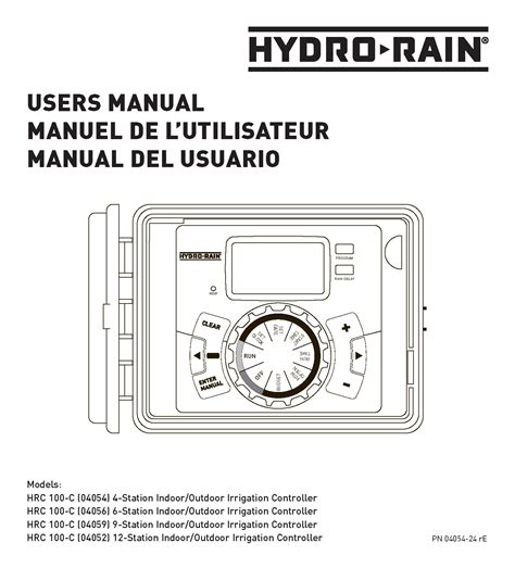 Hydro rain hrc 100 user manual. - 2000 suzuki king quad 300 manual.
