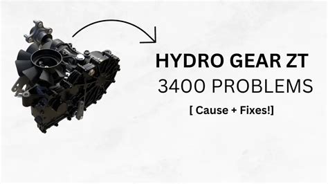 Hydro-gear zt-3400 problems. ZT-3400 Product Card. Designed for mid-size commercial vehicles. Unmatched maneuverability in tight spaces. Performance package - Shock valves, Cut steel gears, and Charge pump. Durable 1-1/8" axle for heavier loads. High-efficiency 12cc pump & 16cc motor. Reliable and quiet performance each and every. 