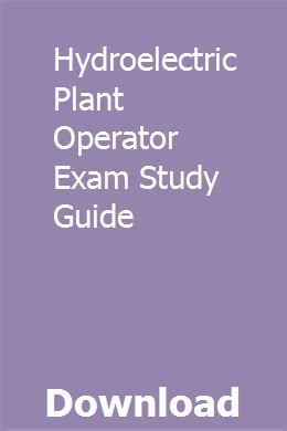 Hydroelectric plant operator exam study guide. - Matlab for engineers solution manual moore.